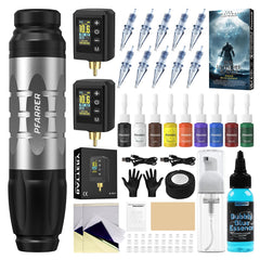 PFARRER tattoo pen with digital display enables precise control during sessions.