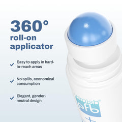 PFB Vanish applied on skin to demonstrate soothing care.