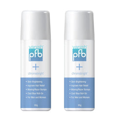 PFB Vanish Razor Bump Stopper bottle ready for daily post-shave care.