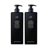 pH PURE HAIR Smooth Perfect Shampoo bottle front showing frizz control for sleek hair.