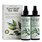 PHARM TO TABLE leave-in conditioner spray with tea tree for detangling and scalp hydration.