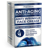 Pharmlitalia Instant Face Lift Cream jar closeup for overnight hydration