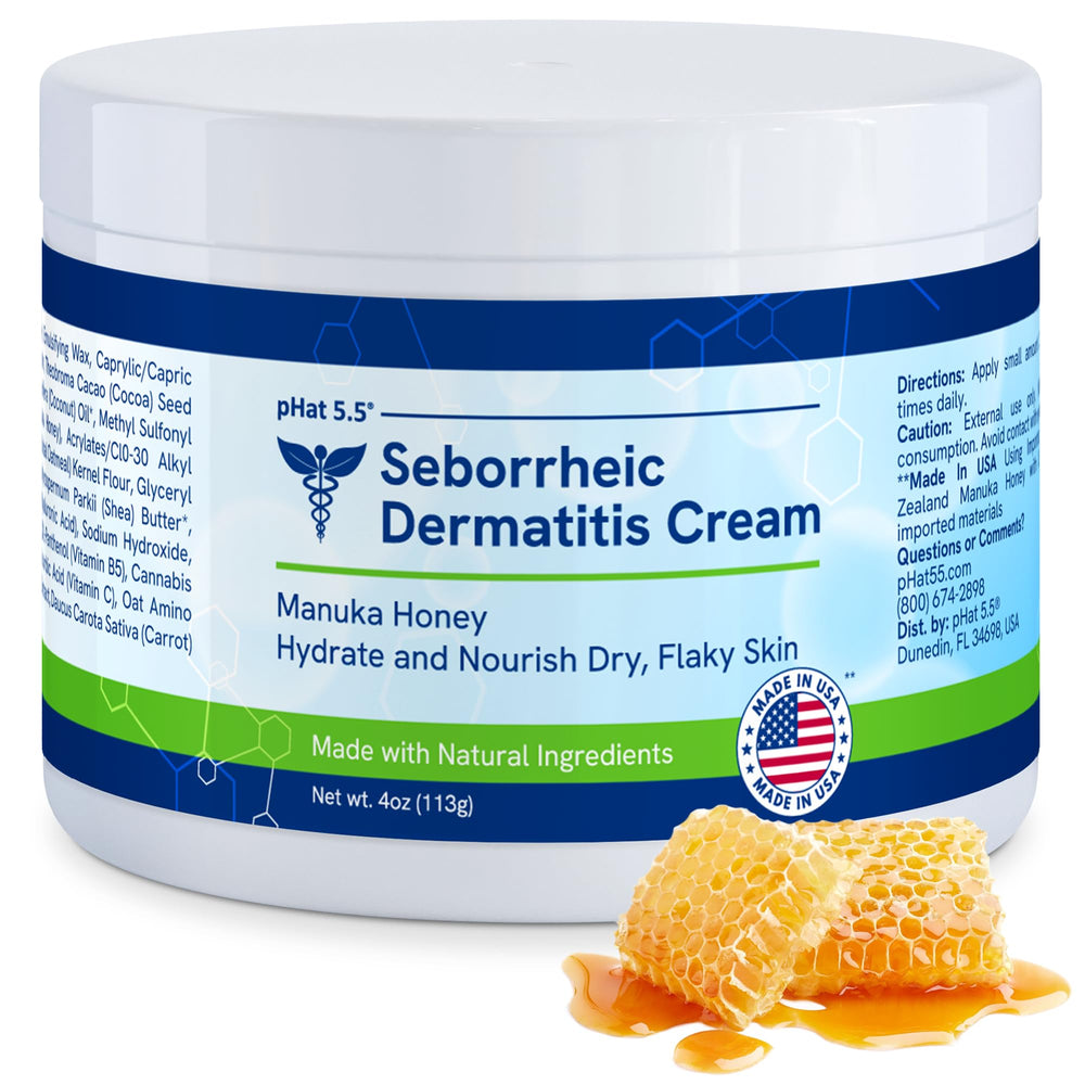 pHat 5.5 itch cream bottle for gentle, long-lasting relief on dry skin