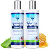 pHat 5.5 sulfate-free shampoo set bottles provide gentle cleansing for sensitive scalps.
