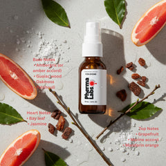 PHERMALABS pheromone cologne cap closeup highlighting premium packaging.