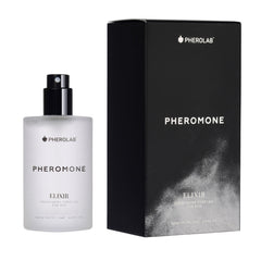 PHEROLAB Elixir bottle in hand demonstrates easy handling for quick refreshes.