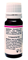 Pherone W-1 application dab demonstrates small dose for longer wear.