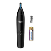 Philips Norelco NT1715/60 ears-nose-eyebrow-trimmer offers gentle, precise grooming.