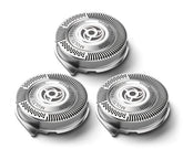 Philips Norelco replacement heads closeup for PT720 showing blades for a smoother shave