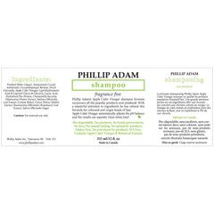 Phillip Adam fragrance-free conditioner bottle, ideal for fragrance-sensitive hair care.