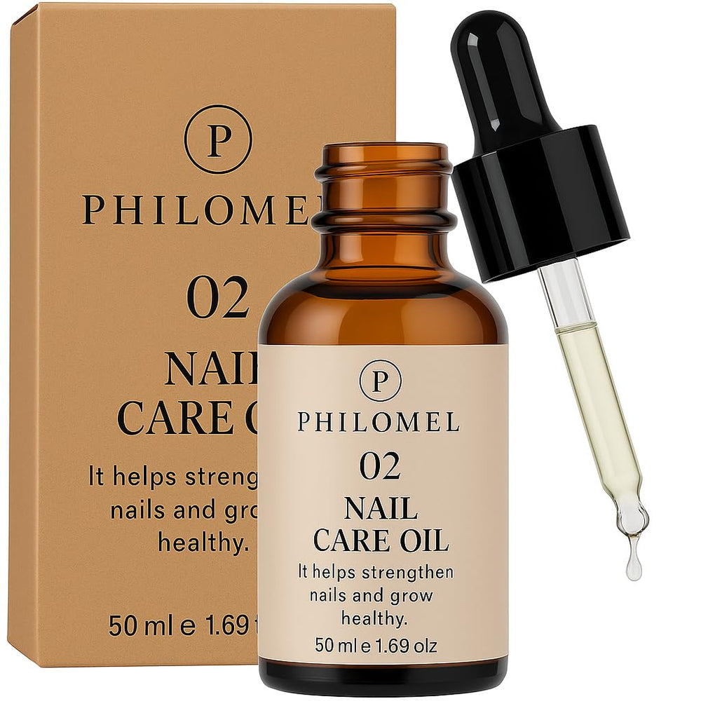 Philomel Care Nail Oil bottle ready for at-home nail strengthening