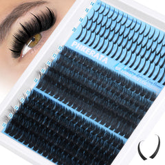 PHKERATA lash clusters spikes close-up for dramatic daily wear.