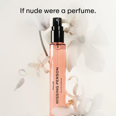 PHLUR Missing Person travel-size packaging shown for easy packing and travel.