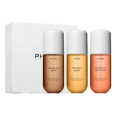 PHLUR Vanilla Peach Trio box display, ideal for gifting