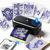 Phomemo TP31 tattoo printer front view showing portable on-the-go printing