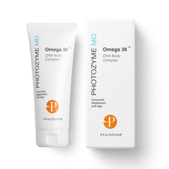 Photozyme DNA Repair Body Lotion bottle delivers fragrance-free hydration for sensitive skin.