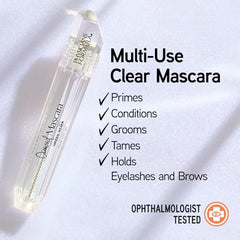 Physicians Formula Mineral Wear Diamond Mascara primes lashes and brows for natural definition.