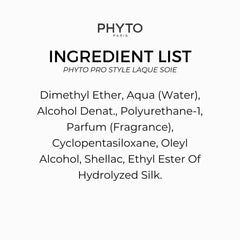 PHYTO PRO STYLE Laque Soie hair held naturally.