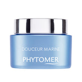 Phytomer Douceur Marine bottle pour shows soothing hydration for sensitive skin.