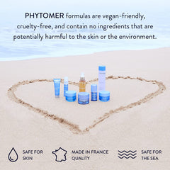 Phytomer Expertise Age Contour Eye Cream jar displayed on a skincare setup.