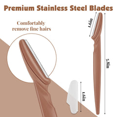 Phyyixs terracotta razors with protective cap provide safer beginner-friendly grooming.