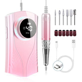PICKBEAU cordless electric nail drill for salon and home use.