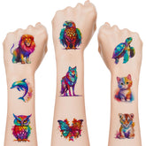 PieceLife animal tattoos on 20 sheets add colorful party fun for kids.
