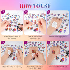 PieceLife easy-apply tattoos simplify party crafts and classroom activities.