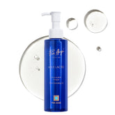 Pier Auge Cleansing Oil bottle pour for gentle makeup removal and hydration.