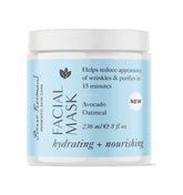 Pierre Freeman's Hydrating Mask jar shows creamy texture for nourished skin