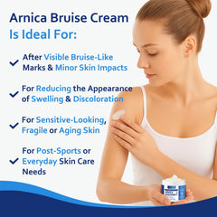 PIFLAT Arnica Bruise Cream label detail, safe formula