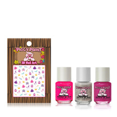 Piggy Paint Neon Lights glitter polish adds bright sparkle for playful nails.
