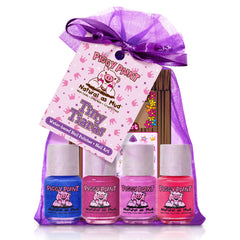Piggy Paint Tiny Tiaras four-polish bundle for safe kids manicures.