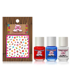 Piggy Paint water-based formula showcases non-toxic, gentle color for kids.