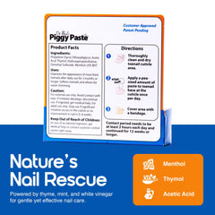 Piggy Paste Gel tube close-up highlighting mess-free application