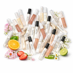 Pilestone date-night perfume sample vials, ideal for testing scents before choosing a signature