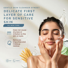 Pili Natural Syndet oatmeal detail highlights soothing oats for delicate skin