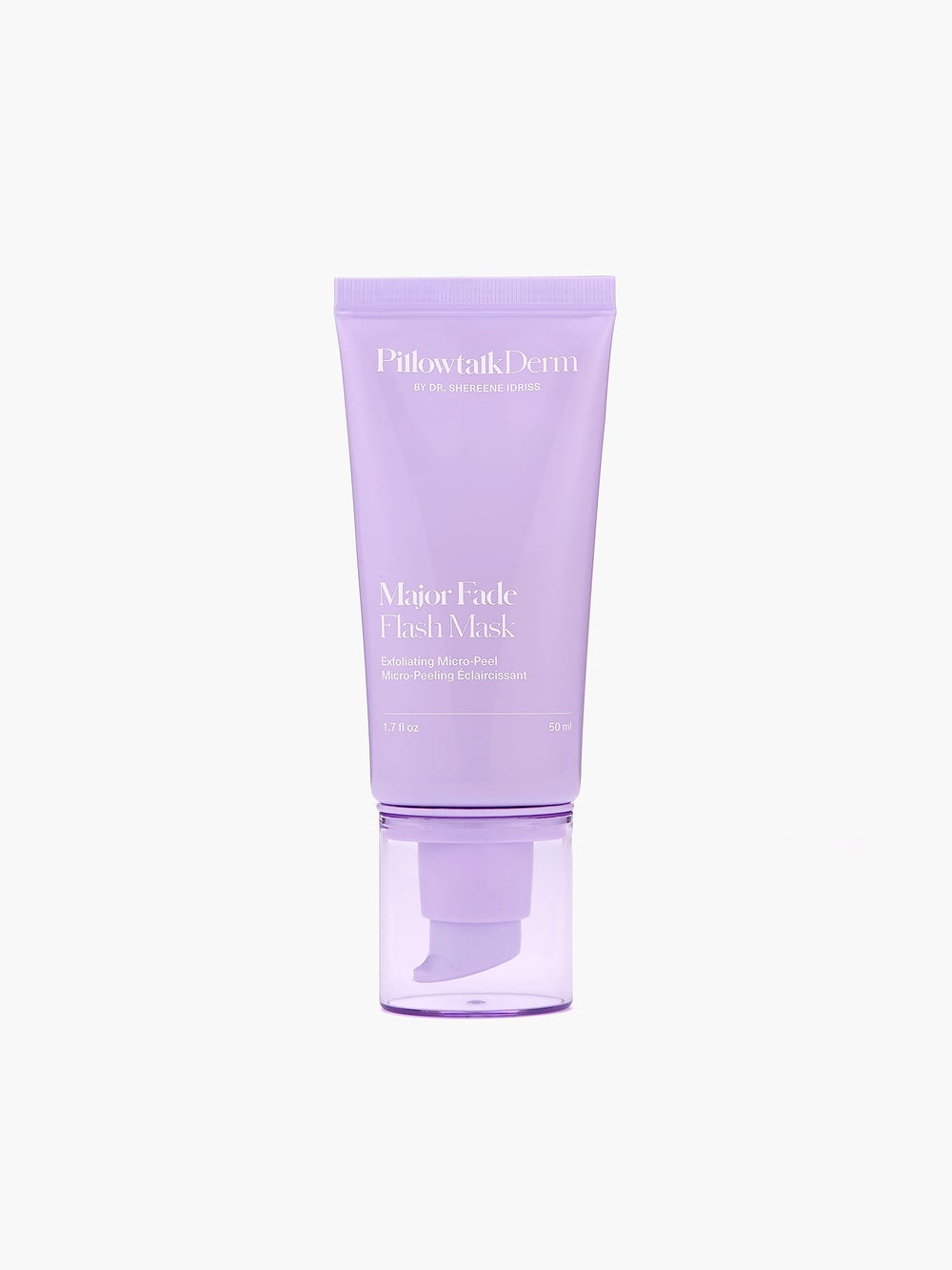 Pillowtalk Derm Major Fade Flash Masque jar for exfoliating skin and even tone.