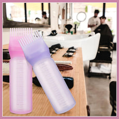 Pimoys graduated scale translucent bottle to view remaining dye and plan refills