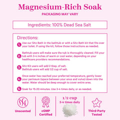 Pink Stork postpartum care ready to use in hospital bag for peri care.