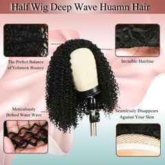 Pinketer 3in1 seamless flip-over hairstyle for versatile looks without headbands.