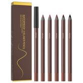 Pinkiou five-color eyeliner set packaging highlights versatile shades for day to night looks.