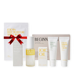 PINKWONDER Beginner Edition skincare set bottle pour for smooth, lasting hydration.