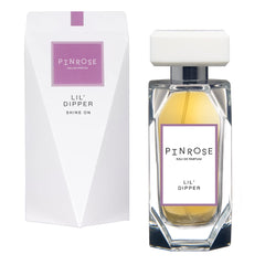 Pinrose Lil' Dipper packaging shown as gift-ready luxury.