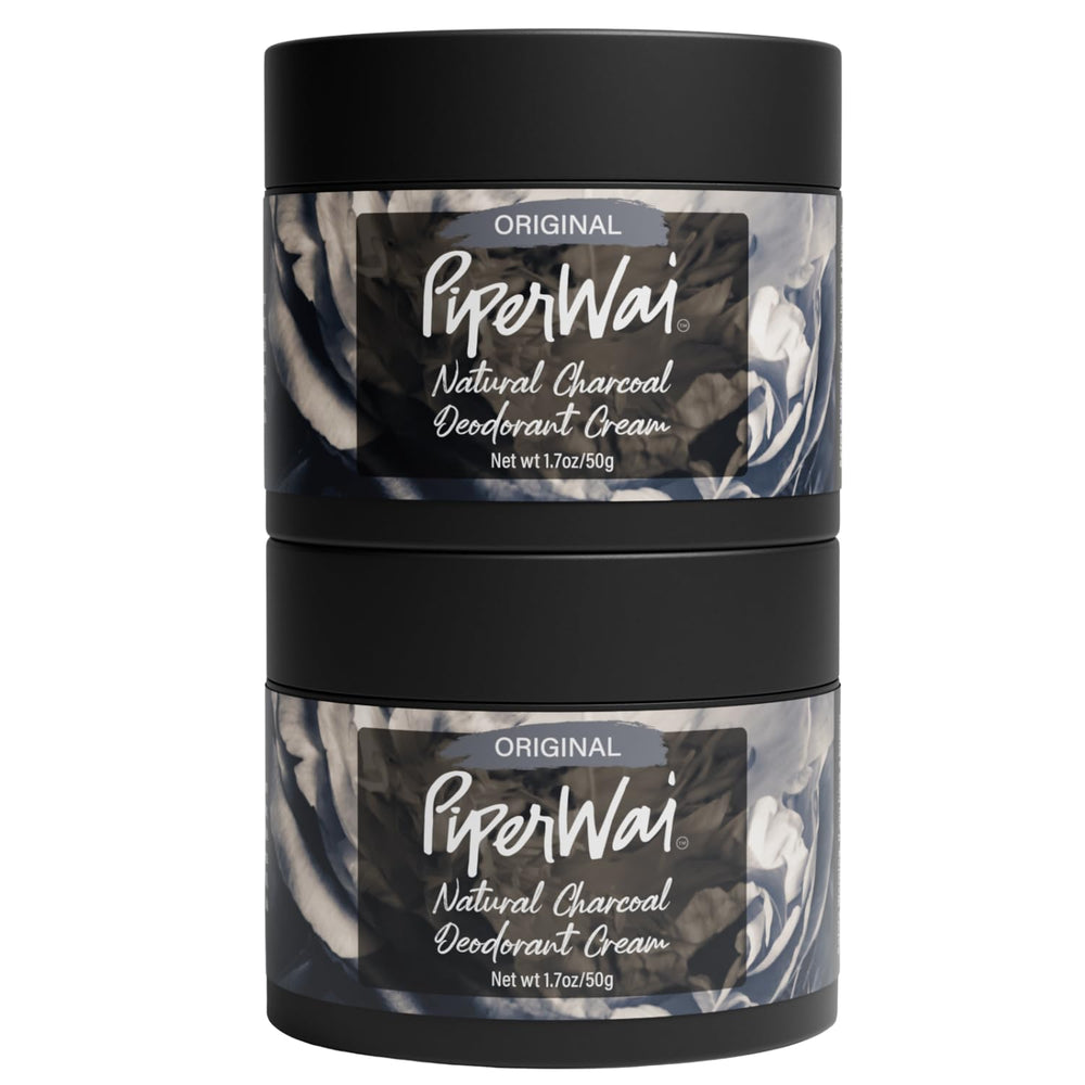PiperWai natural deodorant cream in a jar close-up for everyday freshness.