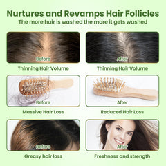 PIPIHUA Rosemary Shampoo ingredients highlight biotin and peppermint oil for strengthening