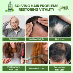 PIPIHUA Rosemary Shampoo with tea tree oil for cleanse and scalp clarifying care