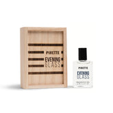 PIRETTE Evening Glass roll-on bottle front, a beach-inspired fragrance for daily carry.