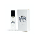 PIRETTE Mini Evening Glass Roll-On on a sun-kissed beach scene for daily wear