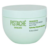 Pistache Skincare Pistachio Oil Whipped Body Butter jar hydrates dry skin
